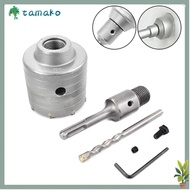TAMAKO Wall Hole Saw, with Round Shaft Fast Drilling Concrete Hole Saw, Durable 30-68mm Hammer Drill