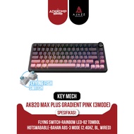 AJAZ AK820 MAX PLUS MECHANICAL KEYBOARD 3 MODES SIDE ENGRAVED (DREAM WEAVER SWITCH, FLYING FISH SWIT