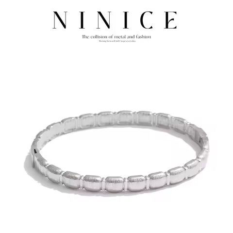 NiNice Stainless Steel Bracelets Jewellery Woman Waterproof Fashionable Personalized Design Trend Ne