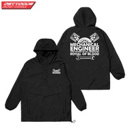 DEVVOGUE Men's Cougle Mechanical Engineer Jacket Parachute Material