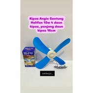 Helifan Hanging Fan 4 blades 15w extra strong fan