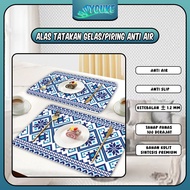 Premium Synthetic Leather Table Mat Striped Table Mat Tribal Motif Table Mat Diamond Motif Table Mat