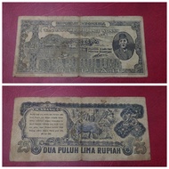 Indonesia ORI III 25 rupiah 1947 SDX 1 f