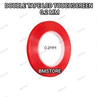 MERAH DOUBLE TAPE RED 2MM DOUBLE TAPE FOAM 0.2M RED LCD TOUCHSCREEN/LEM