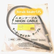 Nihon Honda Raider HX135 Raider135 Speedometer Cable