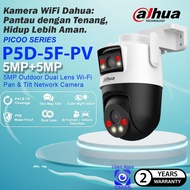 DAHUA PICOO P5D-5F-PV Dual Lens 5MP+5MP  H.265 Auto Tracking Outdoor Wi-Fi Pan & Tilt Alarm Night Vi