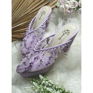 Marisa purple shoes 12cm high