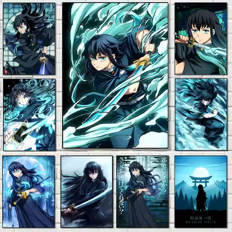 Muichiro Tokito Anime Anime Poster Home Living Room Bedroom Bar Cafe Art Decor