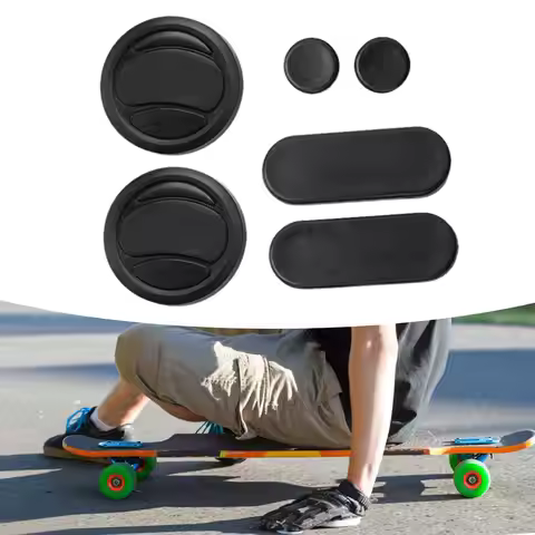 6x Longboard Slide Gloves Slider Puck Protective Gear Skateboard Gloves Pucks Blocks for Long Board 