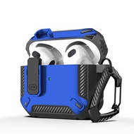 Sanptoch Công tắc khóa Tai nghe trường hợp cho Apple Airpod 4 / Pro 2nd / 3rd / Pro Mech phong cách