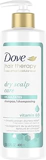 Dove Hair Therapy Shampoo for Dry Scalp with Vitamin B3, 13.5 fl oz