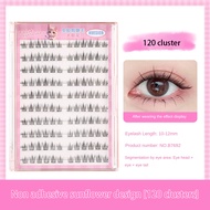 [tweezers ฟรี]ขนตาปลอมฟรีกาว LifeGirls ขนตาปลอมที่มีความจุขนาดใหญ่ Sunflower Long Curling ขนตาปลอมที