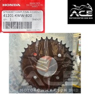SPROCKET, FINAL DRIVEN(37T)(41201-KWW-B20)100% ORI HONDA GENUINE PART - EX5