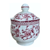 Claytan 1505PS Aster Pink Bekas Gula dengan Penutup | Sugar Bowl /Lid 280ml