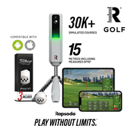 RAPSODO เครื่องตรวจวัดการตีลูกกอล์ฟ MLM2PRO Golf Simulator with Dual Cameras and Doppler Radar - Hig