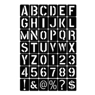 GUDAN Tái sử dụng Bảng hiệu tường Dập nổi Dập Vẽ Bộ khuôn Tô Chữ rỗng Khuôn tô sao chép Mẫu phun sơn