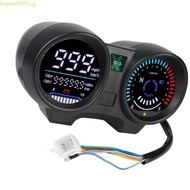 SUN Motorcycle Dashboard Gauge Digital Speed Meter Tachometer 12V for CG150 Fan 150