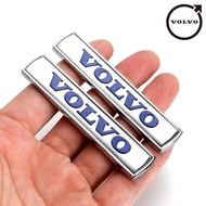 2PCS 3D letter badge sticker for Volvo S90 S60 XC60 XC90 V60 XC40 S80 C40 fender rim badge black, bl