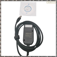 [L W H Y] Newest  25.3  Scanner Tool Cable OBD2 Diagnostic HEX V2 Wesheu   COM for    Car