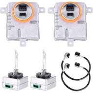 2PCS Xenon HID Ballast Headlight Control Unit w/D3S Bulb for Chrysler 300 2011-2021 Replace 68170821
