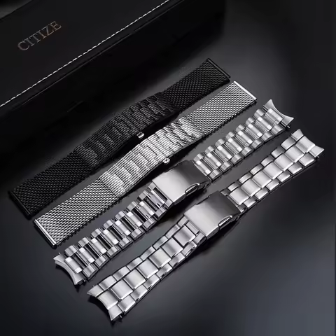 High Quality Milan Mesh Stainless Steel Bracelet For Citizen AT8020/JY8078/CB5840 Strap Men's Luxury