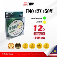 EXP EMO 12X BRAIDED FISHING LINE 150MTR