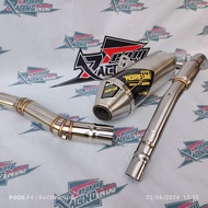 Best Norifumi Rocket 4 exhaust MUFFLER KAWASAKI KSR HONDA MSX 125 xrm 125 xrm 110 INLET 38MM fmf.4 e