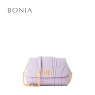 Bonia Digital Lavender Croissant Crossbody Bag