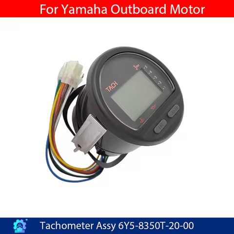 Digital Multi-Function Tachometer Assy New 6Y5-8350T-20 for Yamaha Outboard Engine , 6Y5-8350T-E1-00