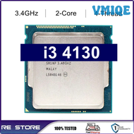 VMIQE Gebruikte Kern I3 4130 3.40Ghz Dual-Core Quad-Thread 3M เครื่องประมวลผลซีพียู54W Lga 1150 PIVBQ