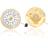 2X 2836 Watch Movement 2836 Gold Movement with Week Plate+Calendar Plate High- Automatic Mechanical 