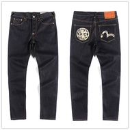(Free Gift) New Product Spot Evisu Personality Trend Embroidered Straight Jeans Autumn Men s Korean