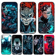 Fashion TPU black silicone phone case Anime Kaijuu no 8(K-5) for Samsung J4 J6 J8 Plus or Prime J2 J