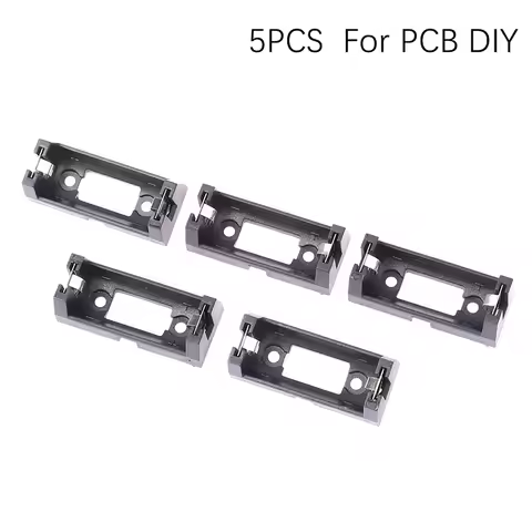 5 PCS Plug-in CR123A Battery Holder 16340 Battery Box LIR123A Battery Storage Box CR123A Battery Box