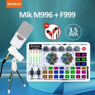 SoundCard F999 / F996 Soundcard siborie / F993 Soundcard Bluetooth compatible External Wireless DJ M