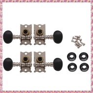 [W Y D H] Tuning Pegs Tuners Machine Heads 2R 2L for 4 String Ukulele Guitar  Parts Repair Tools Kit