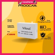 Proocam Canon LP-E8 Compatible Rechargeable Battery Camera Battery for Canon 550D 600D 650D, 700D Ba