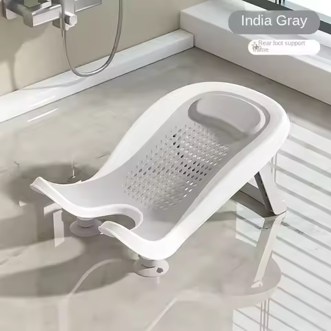 Durable Multifunctional Infant Bath Basin with Foldable Stand Can Lying Down Baby Butt Basin Lying D