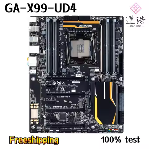 For GA-X99-UD4 Motherboard 128GB M.2 LGA 2011-3 DDR4 X99 Mainboard 100% Tested Fully Work