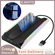 ซื้อ 1 ชิ้นลด 10 บาท แท่นชาร์จสำหรับ PS5 PS5แนวตั้ง PS5 Pro แท่นวางชุดหูฟัง RGB VR แท่นชาร์จพร้อมพัด