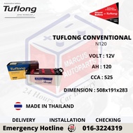 TUFLONG CONVENTIONAL N120 AUTOMOTIVE CAR BATTERY