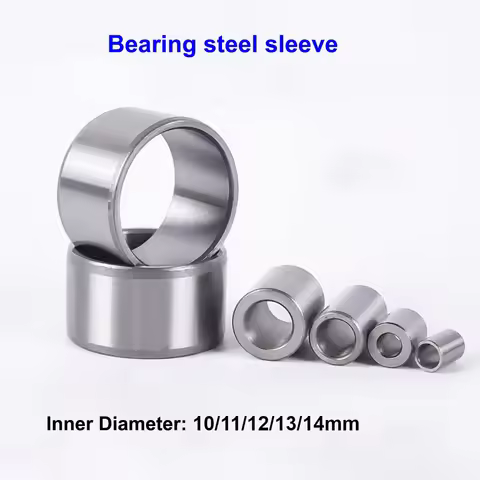 1Pcs Bearing Steels Bearing Bushing Inner Diameter 10mm 11mm 12mm 13mm 14mm Steel Sleeve Wear Resist