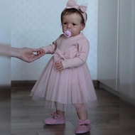 Reborn Dolls 26 Sandie Handmade Painted Can Standing Bebé Reborn Toddler Doll Toys For Children Muñe