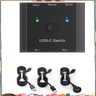 8K USB C KVM Switch 8K 60Hz KVM Switch 8K@30Hz 4K@120Hz PD 100w 10Gbps Data Transmission candlered