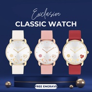 (Free Engrave)Coach Elliot36mm Leather 14502495 fashion watch jam tangan wanita