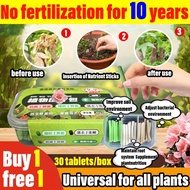 No fertilizer for 10 years Plants Fertilizer Stick flower fertilizer  30pcs/box Plant first aid 6 in