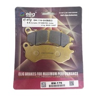 [Yiyou.com] elig Ceramic Sports Version Ceramic Carbon Dimensional Brake Pads EM176 KYMCO Clumbo S7 