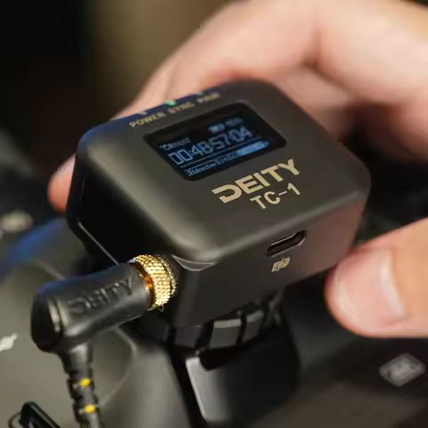DEITY TC-1 For Time Code Living Streaming Video Recording Microphone Time Coder Wireless Timecode Ge
