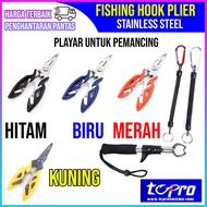 Stainless Steel Fishing Split Ring Hook Plier Playar Memancing