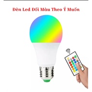 Kin Water E27 Led Bulb Changes Color As You Want Using Remote Control